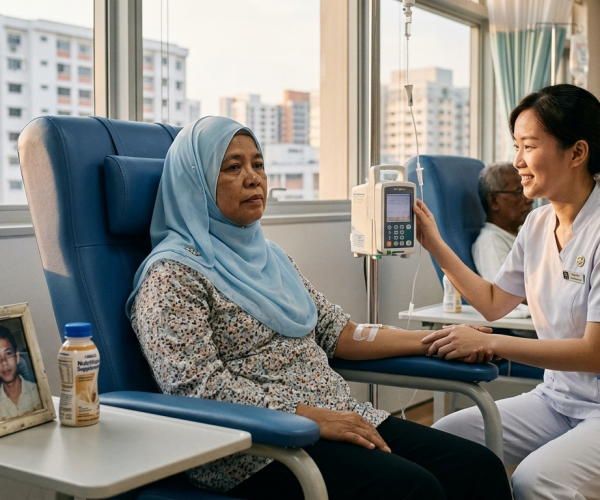 Sustaining Mdm Halimah’s Cancer Treatment Without Delay