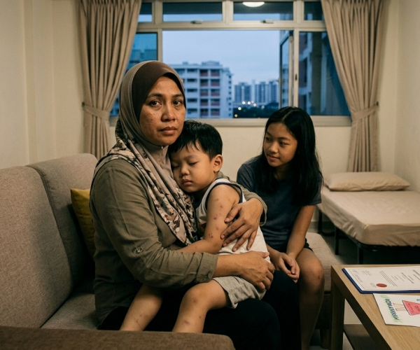 A Safe, Clean Environment for Mdm Aminah’s Young Children