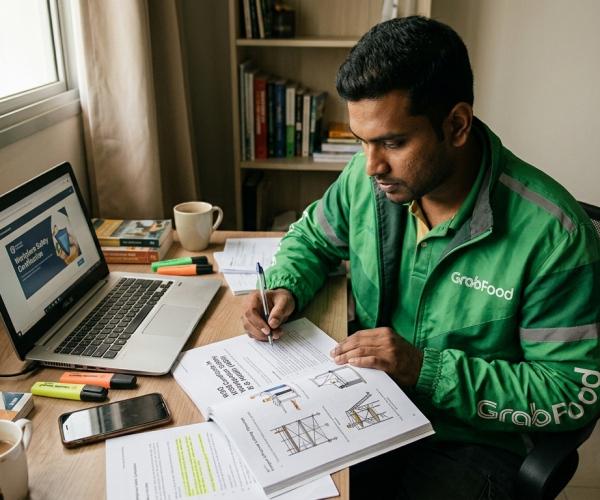 Delivery Rider Upskilling for Workplace Safety Certification
